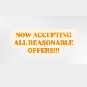 NOW ACCEPTING YOUR OFFERS!